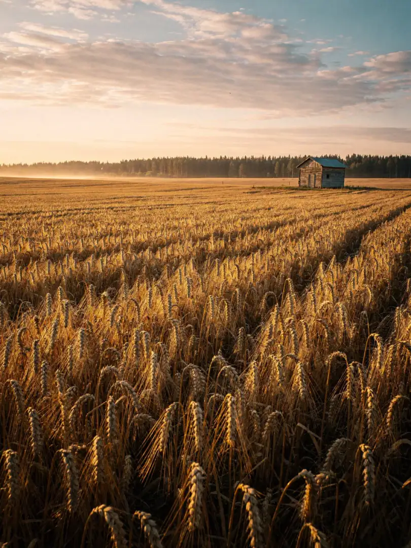 Rohstoff in der Region Südfinnland