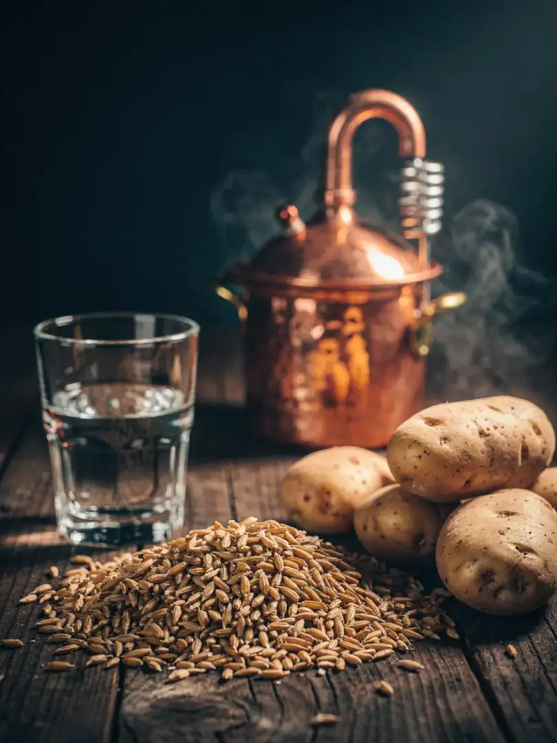 How is vodka made?