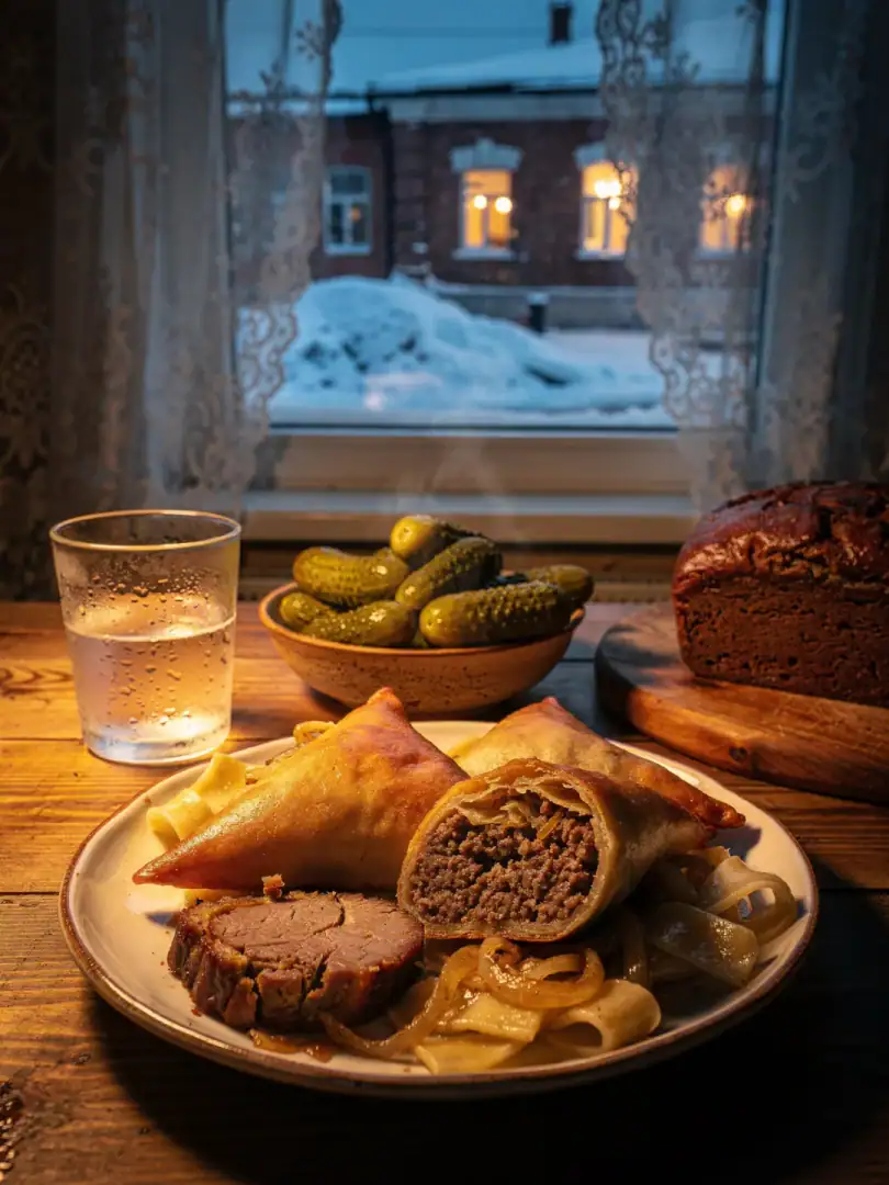 Wodka & Essen in der Region Wolga-Ural