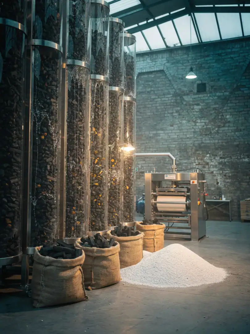 Filtration in der Region Zentralukraine